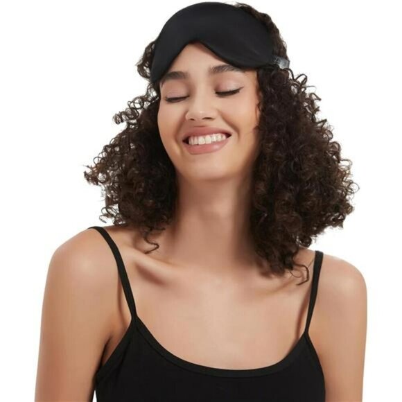 Sleep Mask Silk Cover Eye Contour Built-in No Pressure for Sleeping Washable - Picture 6 of 7